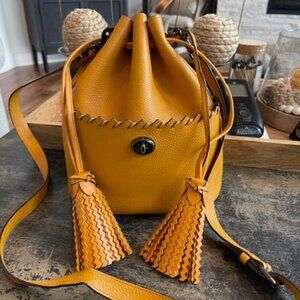 COACH Lora Bucket Bag With Whipstitch Detail